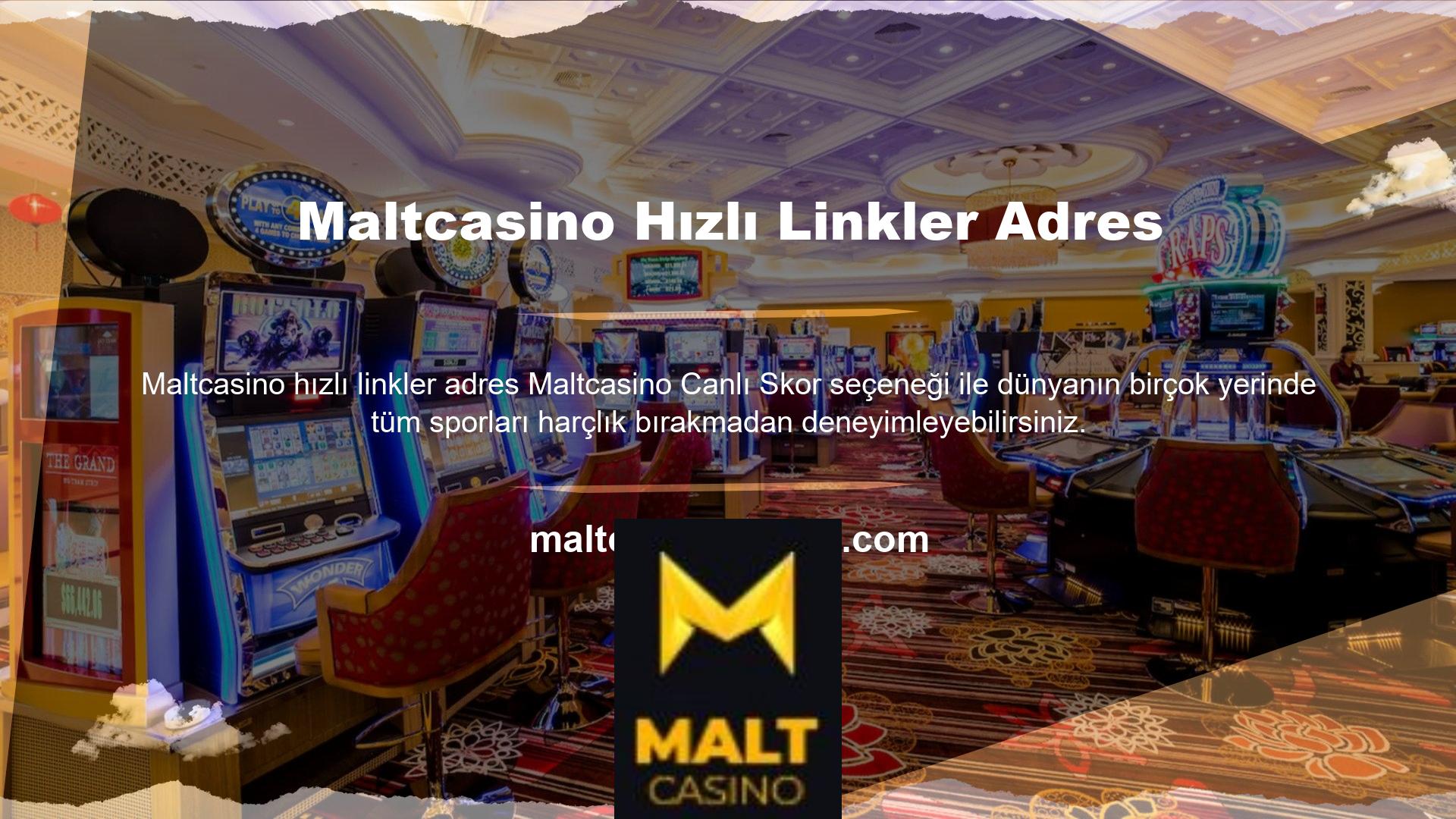 Bugün Maltcasino, kullanım kolaylığı en üst düzeyde olan en prestijli web sitesine sahiptir